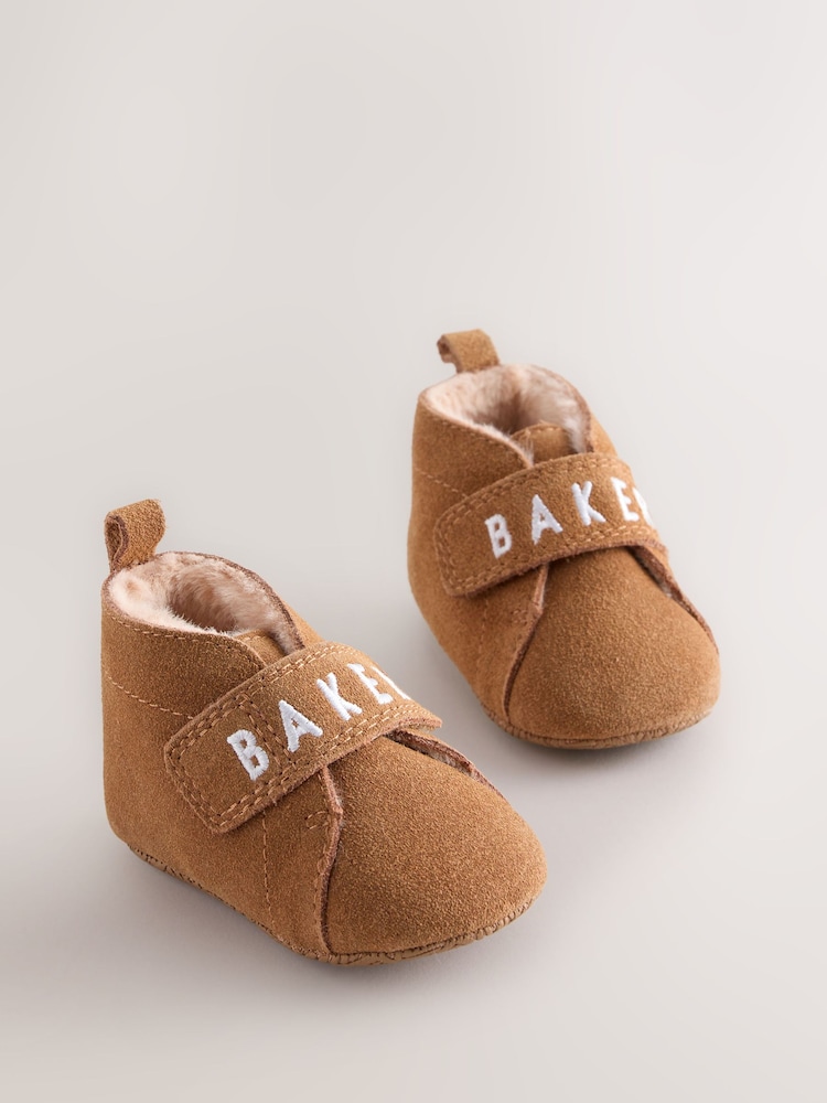 Baker by Ted Baker Tan Brown Slipper Boots Padders - Image 1 of 6 Baker by Ted Baker Tan Brown Slipper Boots Padders - Image 1 of 6