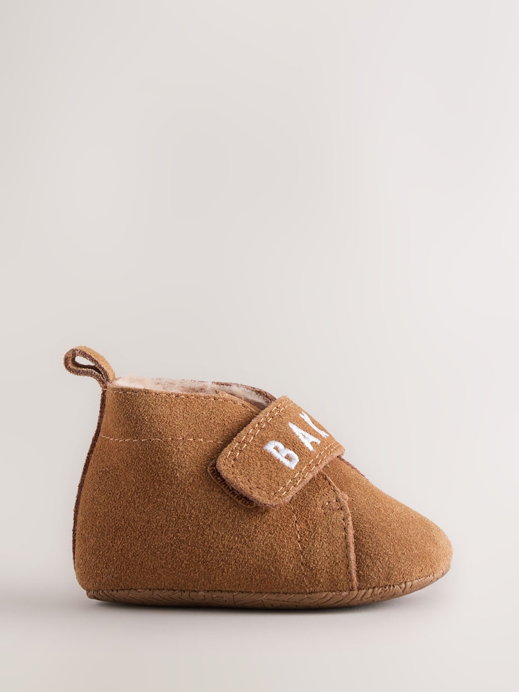 Baker by Ted Baker Tan Brown Slipper Boots Padders - Image 2 of 6 Baker by Ted Baker Tan Brown Slipper Boots Padders - Image 2 of 6