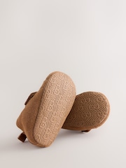 Baker by Ted Baker Tan Brown Slipper Boots Padders - Image 3 of 6
