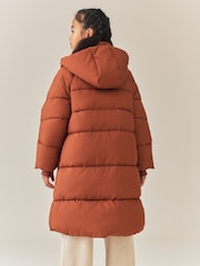 Citrouille - Manteau rembourré doublé de fausse fourrure Résistant à la douche (3-16ans) - Image 4 de 10
