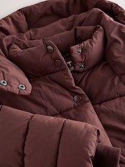 Burgundy Shower Resistant Padded Coat (3-16yrs) - Image 10 of 11