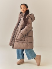 Nerz - Shower Resistant Faux Fur Lined Padded Coat (3-16yrs) - Bild 2 von 4