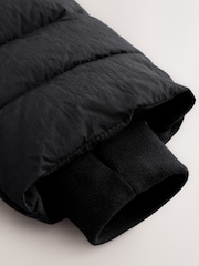 Black Shower Resistant Padded Coat (3-16yrs) - Image 12 of 12