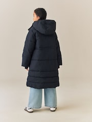 Black Shower Resistant Padded Coat (3-16yrs) - Image 3 of 4