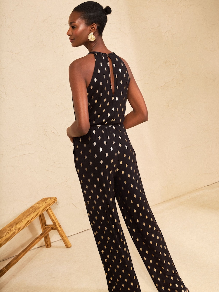 Love & Roses Halterneck Jumpsuit - Bild 4 von 4