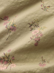Khaki Green Floral Print Shower Resistant Parka Coat (5-14yrs) - Image 11 of 11