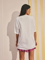 Rosa - Embroidered Mirror Detail Shorts - Imagen 6 de 11