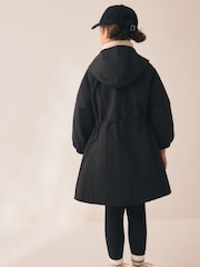 Black Waterproof Skirted Rain Jacket (3-16yrs) - Image 3 of 4