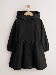 Black Waterproof Skirted Rain Jacket (3-16yrs) - Image 5 of 10