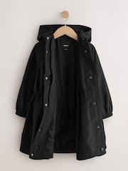 Black Waterproof Skirted Rain Jacket (3-16yrs) - Image 6 of 10