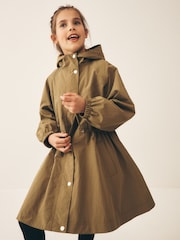 Khaki Green Waterproof Skirted Rain Jacket (3-16yrs) - Image 1 of 4