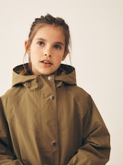 Khaki Green Waterproof Skirted Rain Jacket (3-16yrs) - Image 4 of 4