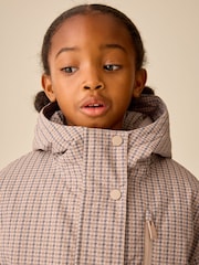 Neutral Check Waterproof Coat (3-16yrs) - Image 4 of 11