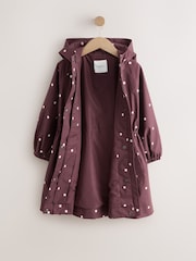 Brown Polka Dot Waterproof Skirted Rain Jacket (3-16yrs) - Image 6 of 10
