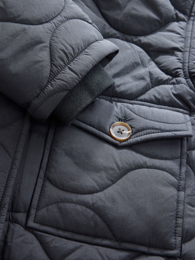 Black Shower Resistant Quilted Jacket (3-16yrs) - Image 10 of 10 Black Shower Resistant Quilted Jacket (3-16yrs) - Image 10 of 10