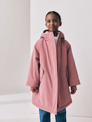 Pink Shower Resistant Faux Fur Lined Jacket (3-16yrs) - Image 3 of 6