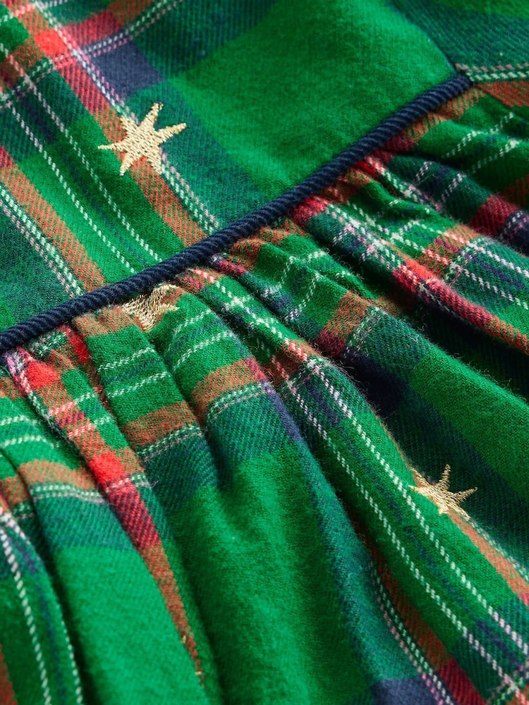 Boden Green Ruffle Neck Woven Dress - Image 3 of 3 Boden Green Ruffle Neck Woven Dress - Image 3 of 3