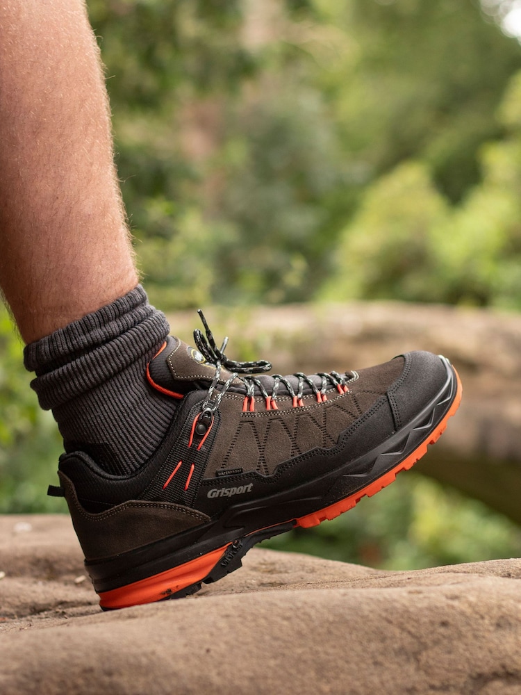 Grisport Grey Spur Waterproof and Breathable Walking Shoes - Image 2 of 12 Grisport Grey Spur Waterproof and Breathable Walking Shoes - Image 2 of 12
