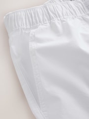 Blanc - Pantalon chino utilitaire raccourci - Image 8 de 9