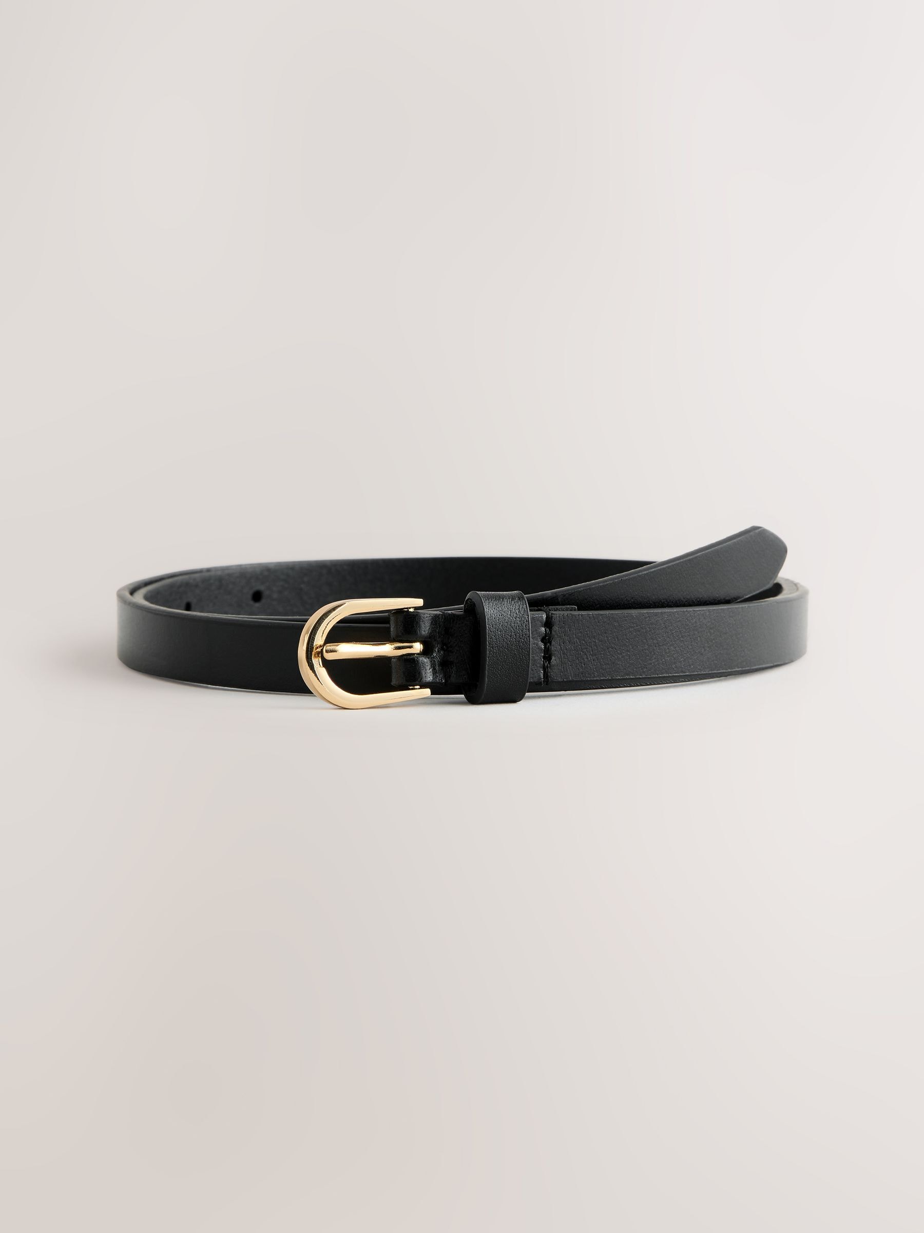Comprar tom preto/dourado - Cintos de couro finos from Next Brazil