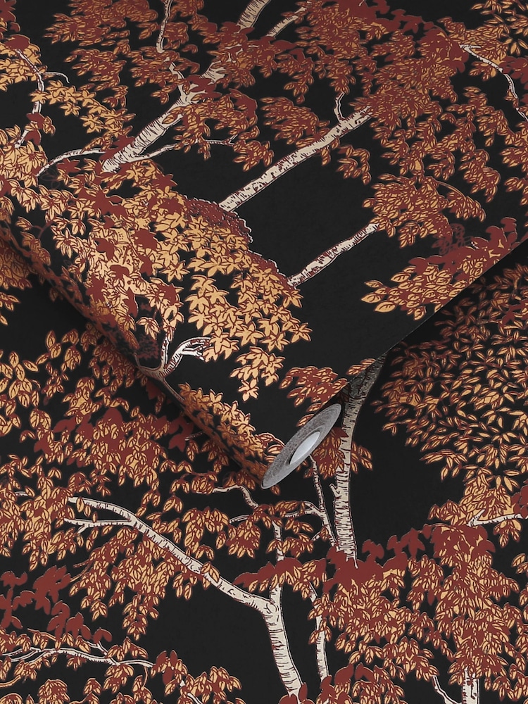 Graham & Brown Alizarin Idyll Tree A4 Wallpaper Sample - Image 3 of 3 Graham & Brown Alizarin Idyll Tree A4 Wallpaper Sample - Image 3 of 3