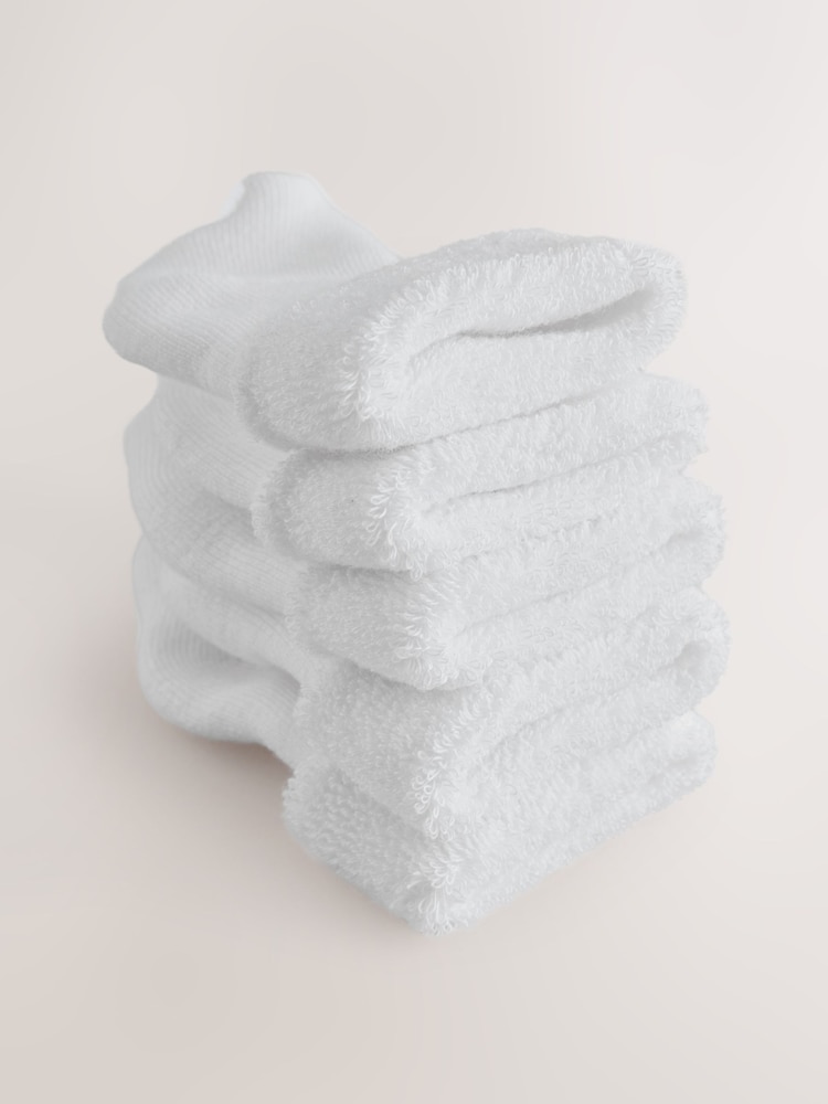pâle - Roll Top Towel Baby Socks 5 Pack - Image 3 de 3 pâle - Roll Top Towel Baby Socks 5 Pack - Image 3 de 3