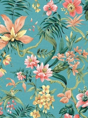 Graham & Brown Blue Tesronto A4 Wallpaper Sample - Image 2 of 3