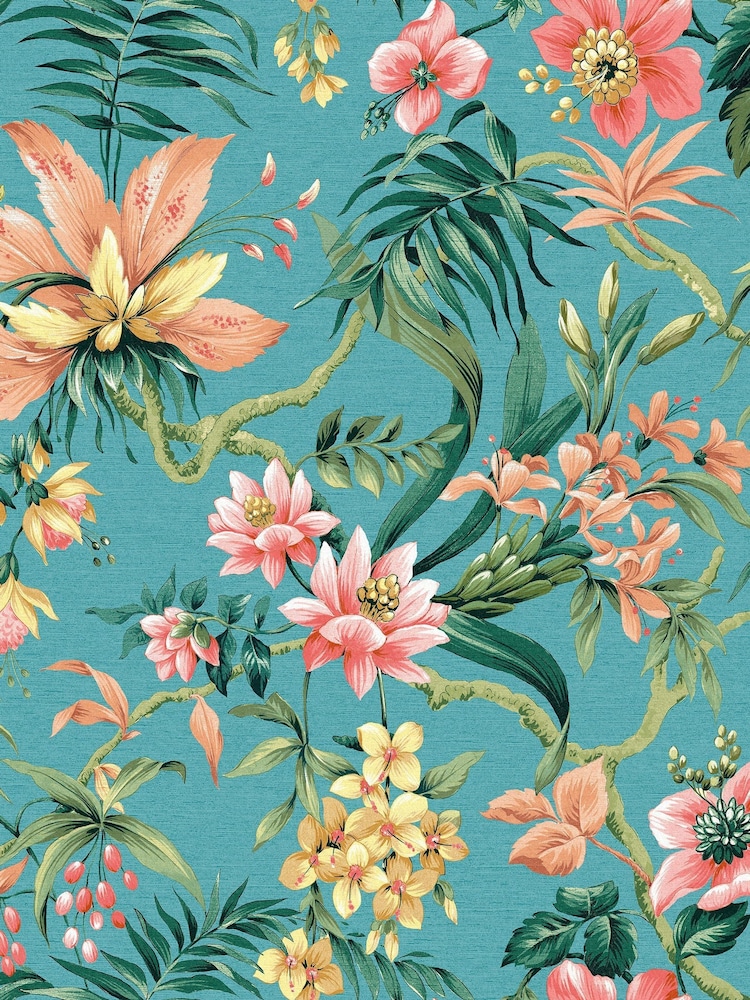 Graham & Brown Blue Tesronto A4 Wallpaper Sample - Image 2 of 3 Graham & Brown Blue Tesronto A4 Wallpaper Sample - Image 2 of 3