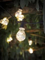 Garden Trading Black Festoon Lights Classic 20 Bulbs - Image 2 of 3
