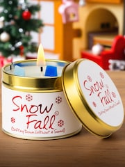 Lily-Flame Snowfall Scented Tin Candle - Image 1 of 3