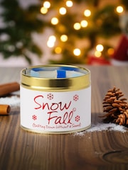 Lily-Flame Snowfall Scented Tin Candle - Image 2 of 3