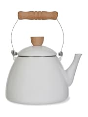 Garden Trading Warm White Enamel Stove Kettle - Image 3 of 3