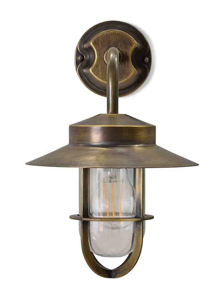 Garden Trading Antique Brass Finish Hanwell Outdoor Wall Light - Image 3 of 3 Garden Trading Antique Brass Finish Hanwell Outdoor Wall Light - Image 3 of 3