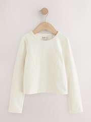 Кремово-бежевий - Лонгслів Seam Detail Top (3–16років) - Image 5 of 8