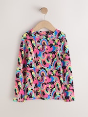 Bright Heart Rainbow Long Sleeve Ribbed Top (3-16yrs) - Image 5 of 8