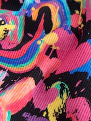 Bright Heart Rainbow Long Sleeve Ribbed Top (3-16yrs) - Image 7 of 8