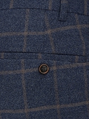 Skopes Blue Meredith Tailored Fit Suit Trousers Windowpane Check - Image 4 of 5