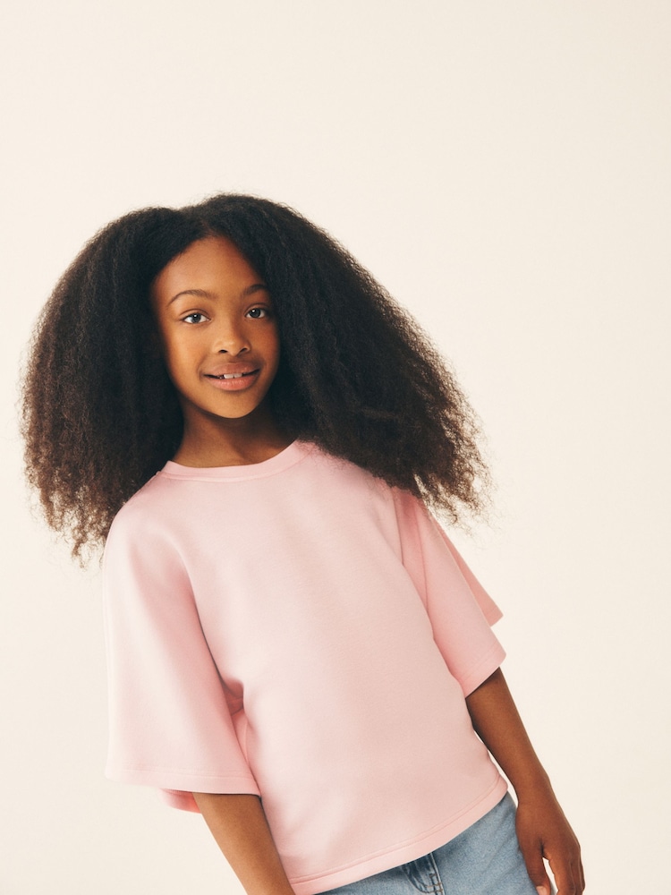 Pink Supersoft Fitted Waist T-Shirt (3-16yrs) - Image 1 of 8