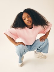 Pink Supersoft Fitted Waist T-Shirt (3-16yrs) - Image 4 of 8