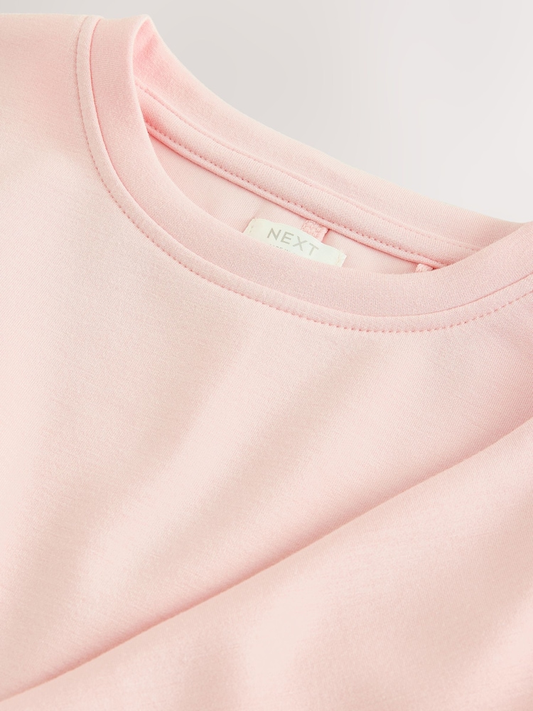 Pink Supersoft Fitted Waist T-Shirt (3-16yrs) - Image 8 of 8