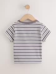 Gris Rayas Perro - Camiseta con cuentas (3-16 años) - Imagen 6 de 8