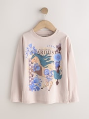 Lilac Purple Unicorn Long Sleeve T-Shirts 5 Pack (3-16yrs) - Image 2 of 9