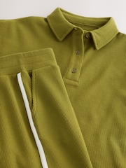 Olive Green Rugby Wide Leg Set (3-16yrs) - Image 10 of 11