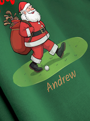 My American Golf Personalised "Merry Golfmas" Sweatshirt - Image 3 of 4
