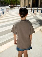 Charcoal Grey Rolling Stones Oversized T-Shirt (3-16yrs) - Image 3 of 7