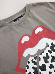 Charcoal Grey Rolling Stones Oversized T-Shirt (3-16yrs) - Image 6 of 7
