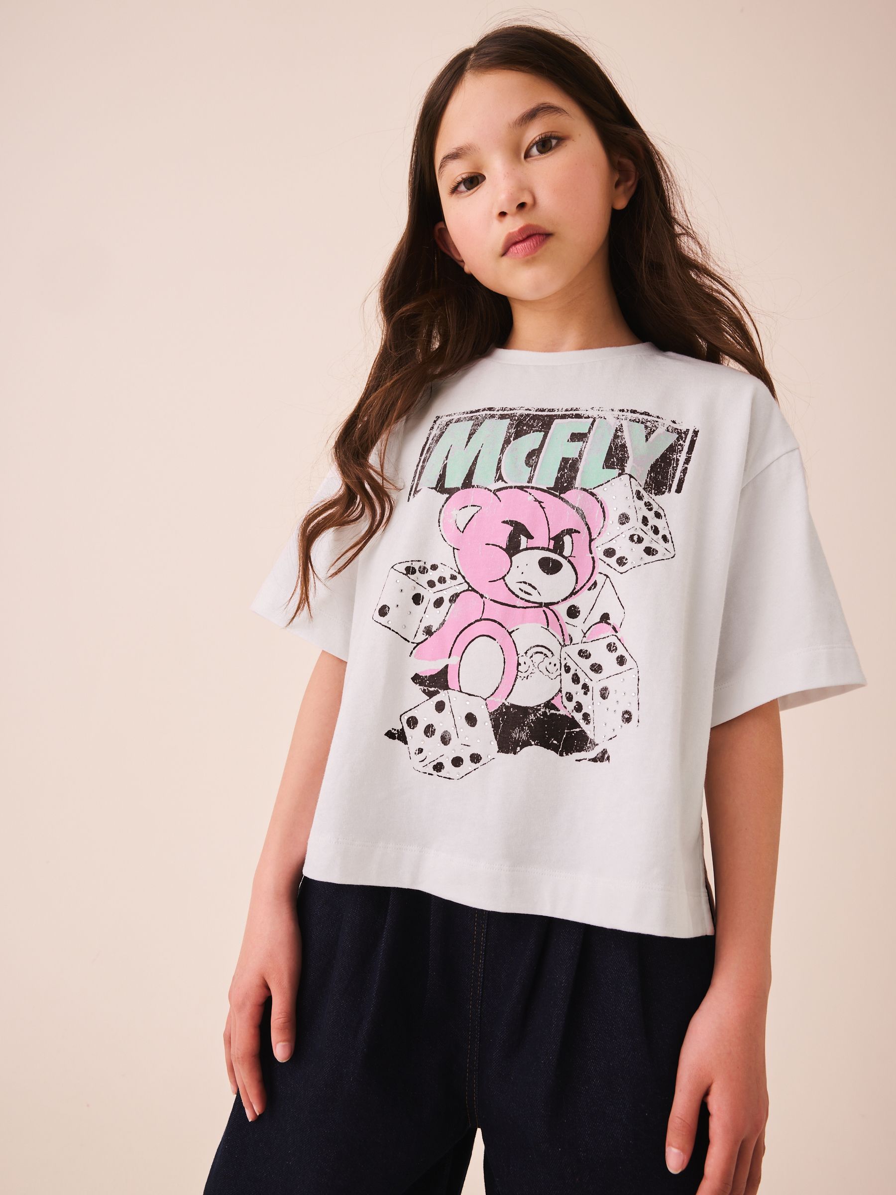 Comprar Branco - t-shirts McFly Oversized Boxy Graphic (3-16anos