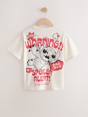 Cream Disney Stitch Oversized Graphic T-Shirt (3-16yrs) - Image 6 of 8