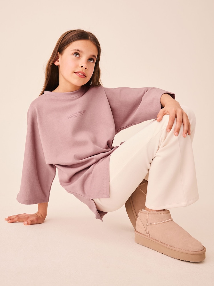 Rosa - Oversize-T-Shirt mit Grafik (3–16 J.) - Bild 2 von 9 Rosa - Oversize-T-Shirt mit Grafik (3–16 J.) - Bild 2 von 9
