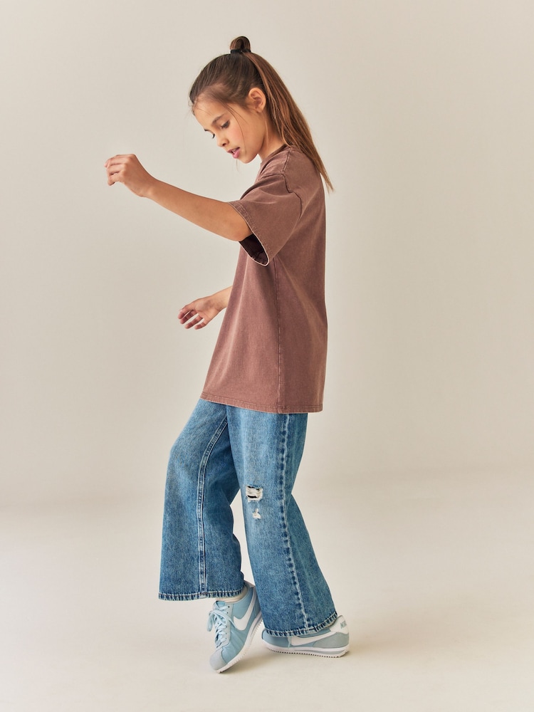 Brown Horse Oversized Graphic T-Shirt (3-16yrs) - Image 5 of 5